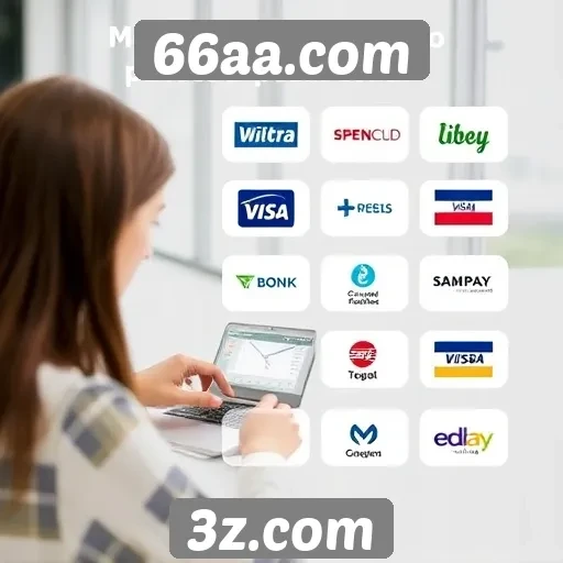 Comparação de métodos de pagamento aceitos pelo 66aa.com
