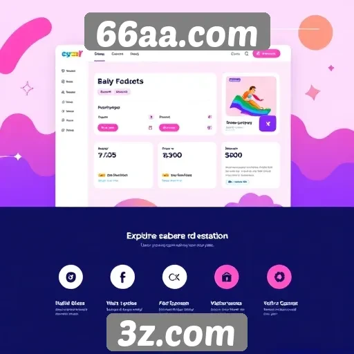 Interface do usuário no site 66aa.com